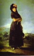 Francisco Jose de Goya Portrait of Mariana Waldstein. oil